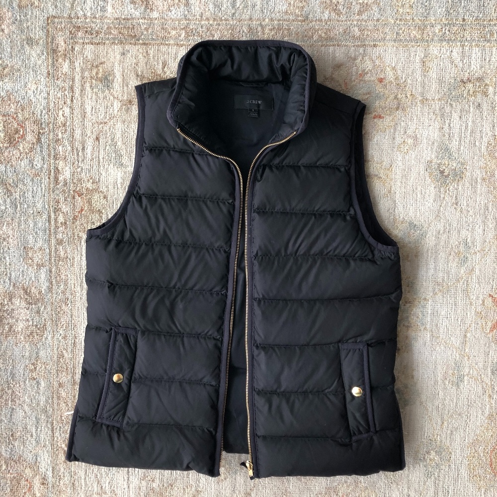 SOLD: J. Crew Down Puffer Vest